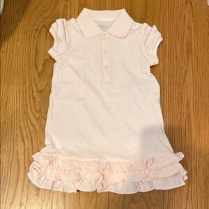 Ralph Lauren Soft Pink Ruffled Dress